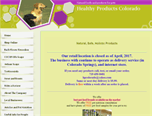 Tablet Screenshot of healthyproductscolorado.com